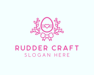 Pink Egg Decor logo design