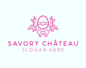 Pink Egg Decor logo design