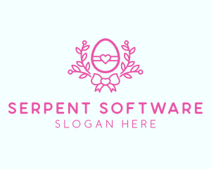 Pink Egg Decor logo design