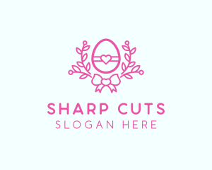 Pink Egg Decor logo design