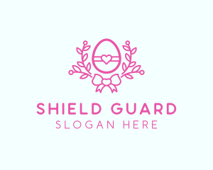 Pink Egg Decor logo design