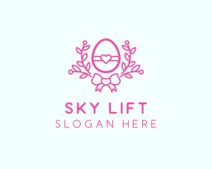 Pink Egg Decor logo design