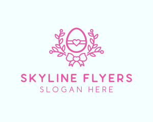 Pink Egg Decor logo design