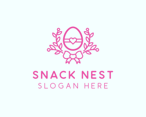 Pink Egg Decor logo design