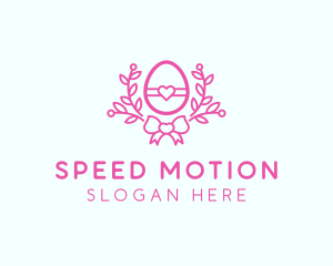 Pink Egg Decor logo design