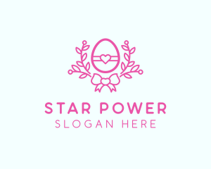 Pink Egg Decor logo design