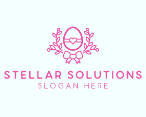 Pink Egg Decor logo design