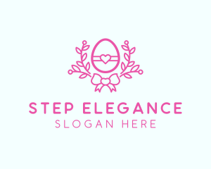 Pink Egg Decor logo design