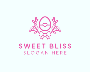 Pink Egg Decor logo design