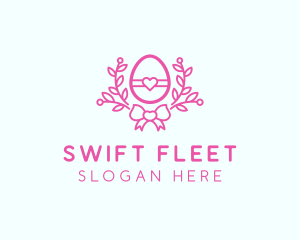 Pink Egg Decor logo design