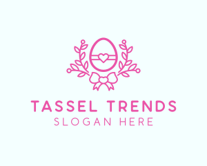 Pink Egg Decor logo design