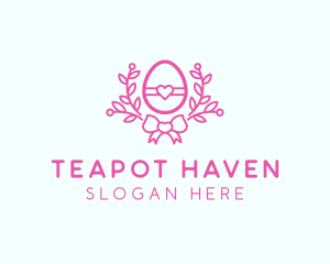 Pink Egg Decor logo design