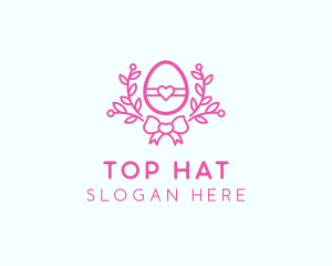 Pink Egg Decor logo design