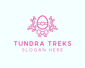 Pink Egg Decor logo design