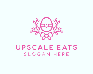 Pink Egg Decor logo design