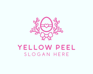 Pink Egg Decor logo design