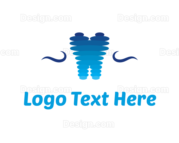 Blue Tooth Dentist Logo