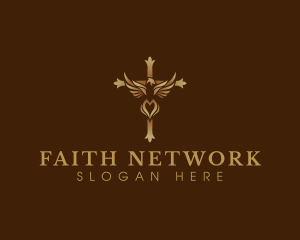 Catholic Faith Cross logo