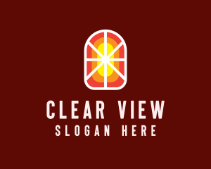 Stained Glass Window logo design