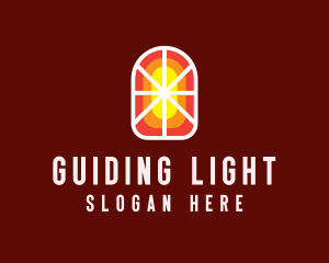 Stained Glass Window logo design