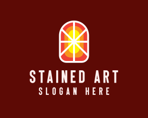 Stained Glass Window logo design