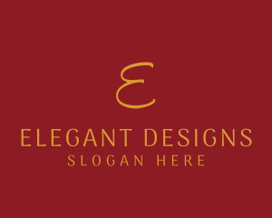 Fashion Elegant Lifestyle logo design