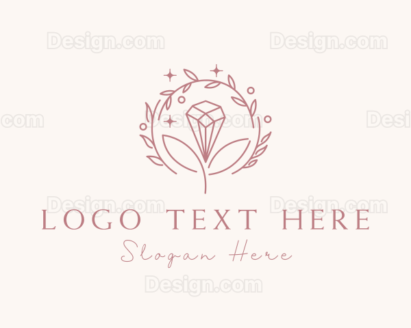 Natural Diamond Wreath Logo