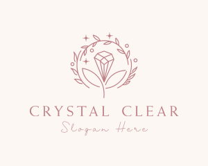 Natural Diamond Wreath logo design