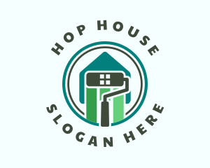 House Paint Renovation logo design