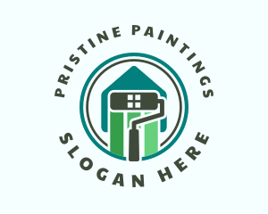 House Paint Renovation logo design