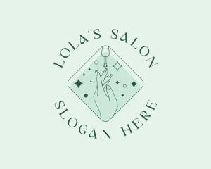 Nail Polish Cosmetics logo design