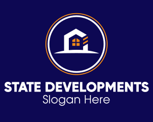 Home Development Construction Circle logo design