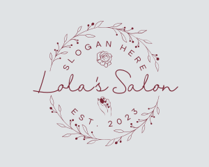 Elegant Nails Salon logo design