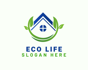 Eco House Realtor logo design