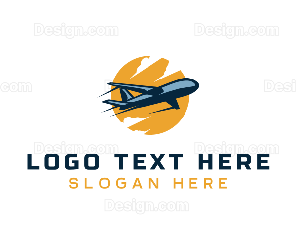 Tourist Travel Airplane Logo