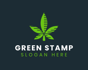 Green Natural Cannabis logo design