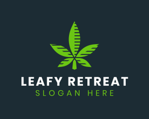 Green Natural Cannabis logo design