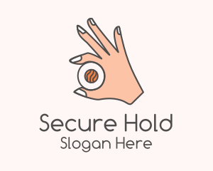 Hand Holding Sushi  logo