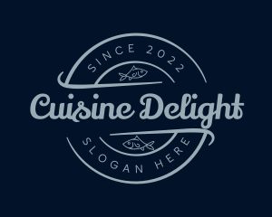 Fish Restaurant Business logo design