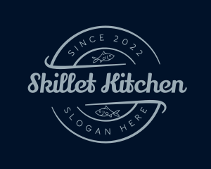 Fish Restaurant Business logo design