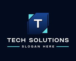 Digital Technology App logo design