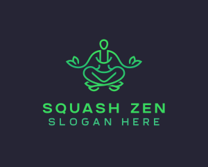 Meditate Yoga Relaxation logo design