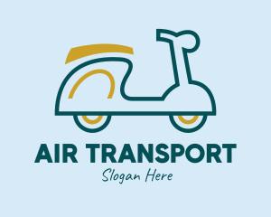 Motor Scooter Vehicle  logo design