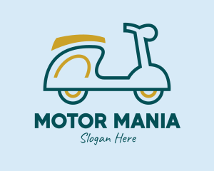 Motor Scooter Vehicle  logo design