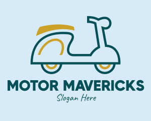 Motor Scooter Vehicle  logo design