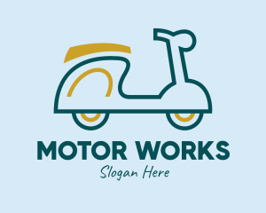 Motor Scooter Vehicle  logo