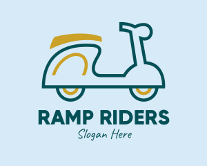 Motor Scooter Vehicle  logo design