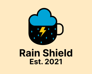 Cloud Rain Coffee  logo design