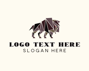 Geometric Bull Rodeo logo