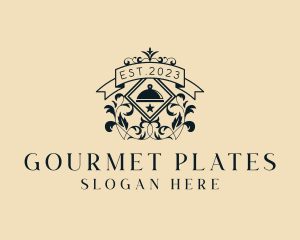 Upscale Restaurant Ornament  logo design